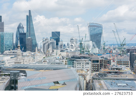London view on business modern district. 27623753