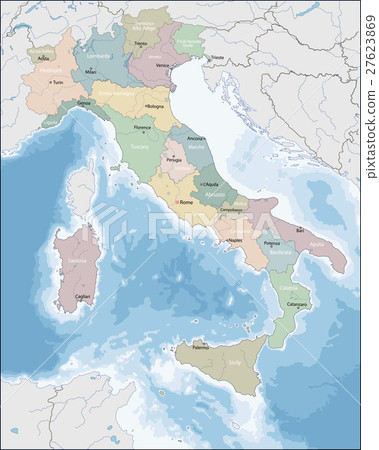Map of Italy Map of Italy 27623869