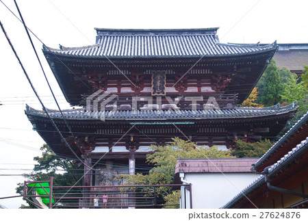 [National Treasure] Kinmayama Temple Nishio Gate (Nimon) 27624876