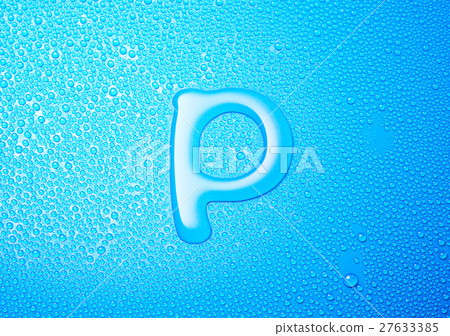 P字母水字符 27633385