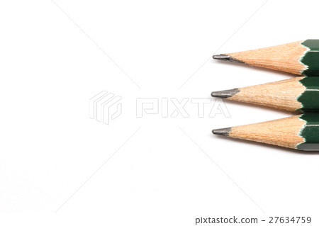 Row of pencils. Row of pencils. 27634759