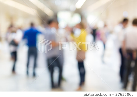Abstract blurred people socializing during coffee Abstract blurred people socializing during coffee 27635063