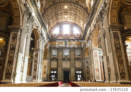 Inside of Saint Peter's Basilica. Inside of Saint Peter's Basilica. 27635128