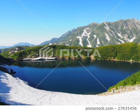 Kurobe alpine route pond Kurobe alpine route pond 27635456