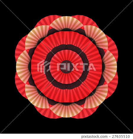 Abstract circle ornament 27635510