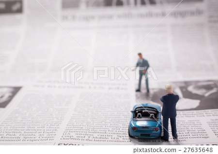 Newspaper diorama 27635648