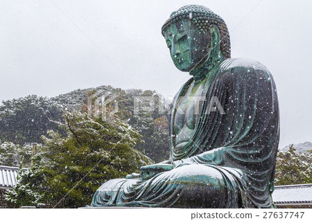 鎌倉大佛雪 27637747