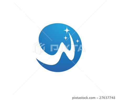 Water wave Logo Template Water wave Logo Template 27637748