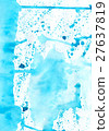 Watercolour blue gentle abstract  image for design 27637819