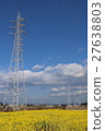 Tower and rape field 27638803