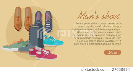 Men s Shoes. Stylish Footwear for Man. Vector Men s Shoes. Stylish Footwear for Man. Vector 27638954