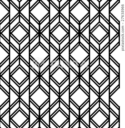 Vector seamless geometric pattern - Stock Illustration [27638966] - PIXTA