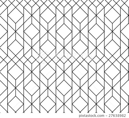 Vector seamless geometric pattern 27638982
