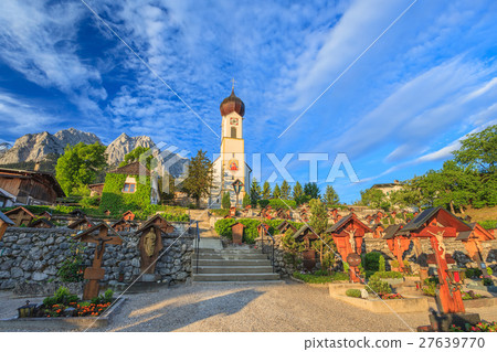 Bavaria landscape and Zugspitze top of Germany 27639770