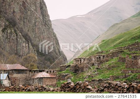 Old Empty Abandoned Forsaken Village With 27641535
