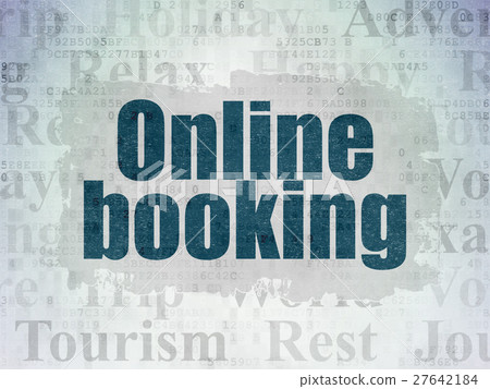 Tourism concept: Online Booking on Digital Data Tourism concept: Online Booking on Digital Data 27642184