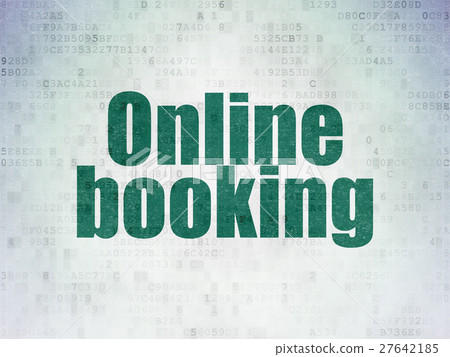 Tourism concept: Online Booking on Digital Data Tourism concept: Online Booking on Digital Data 27642185