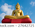 the golden Buddha statue of Thailand. 27642725