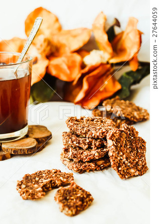 raw cookies with seeds, figs, vegan desserts 27644059