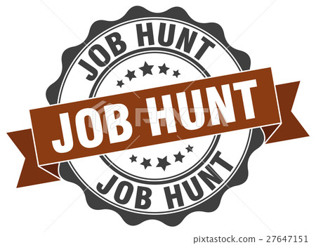 job hunt stamp. sign. seal 27647151