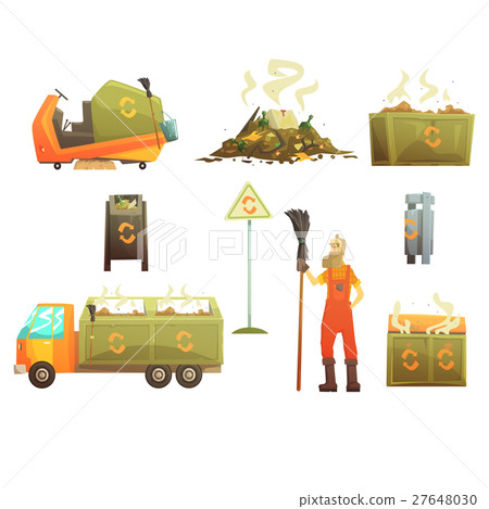 Waste Recycling And Disposal Related Object Around Waste Recycling And Disposal Related Object Around 27648030