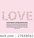 Love symbol concept, vector illustration. 27648042