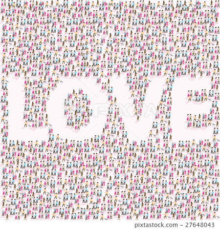 Love symbol concept, vector illustration. 27648043