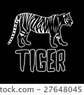 Tiger logo design for use, vector illustration. 27648045