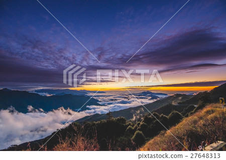合歡山夜之彩霞 27648313