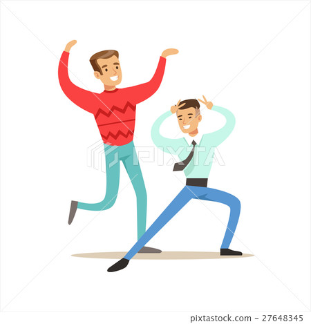 Happy Best Friends Dancing In Night Club Party 27648345