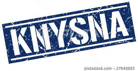 Knysna blue square stamp 27648885