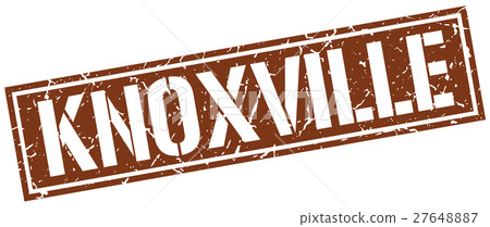 Knoxville brown square stamp 27648887