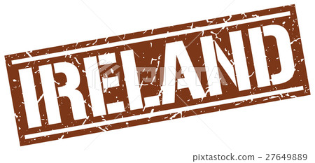 Ireland brown square stamp Ireland brown square stamp 27649889