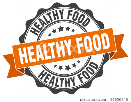 healthy food stamp. sign. seal healthy food stamp. sign. seal 27650846