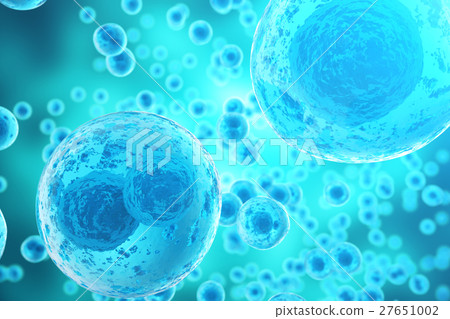 Blue cell background. Life and biology, medicine Blue cell background. Life and biology, medicine 27651002