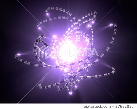 hi-tech tentacle robots around mystical light hi-tech tentacle robots around mystical light 27652853