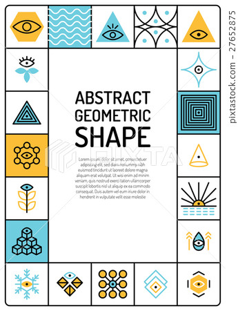 Abstract Geometric Card 27652875