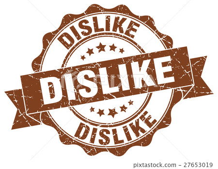 dislike stamp. sign. seal 27653019