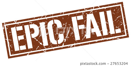 epic fail square grunge stamp 27653204