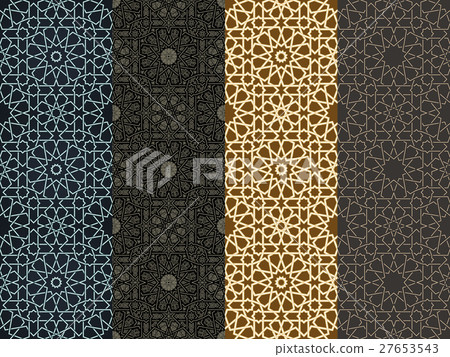 Seamless islamic Moroccan pattern. Arabic 27653543