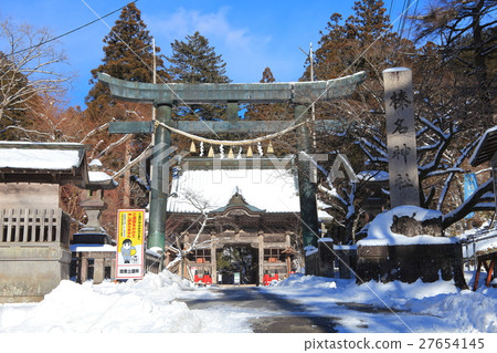 Winter Haruna Shrine Kojin Gate Winter Haruna Shrine Kojin Gate 27654145