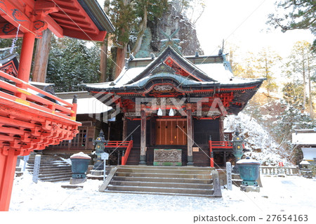 Haruna Shrine Head Office in winter 27654163