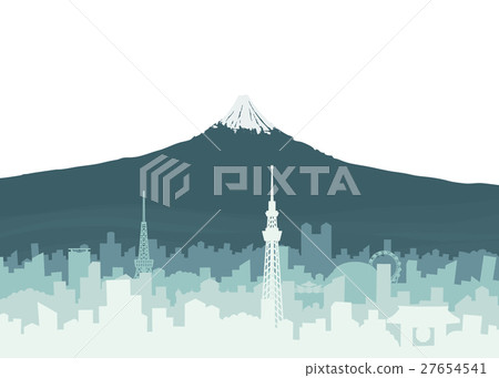 Mt.Fuji and Tokyo 27654541