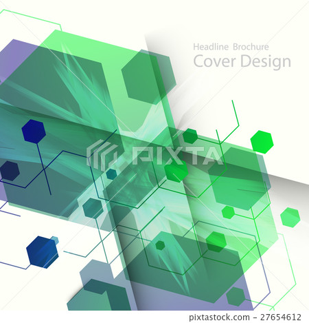 Abstract hexagon background technology. Vector - Stock Illustration ...