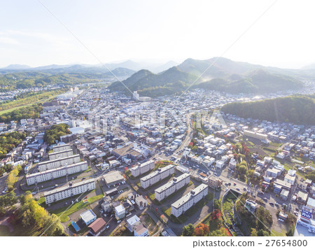 Residential aerial photography (backlight expression) Residential aerial photography (backlight expression) 27654800