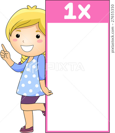 Kid Girl Multiplication Table Flash Card One 27655350