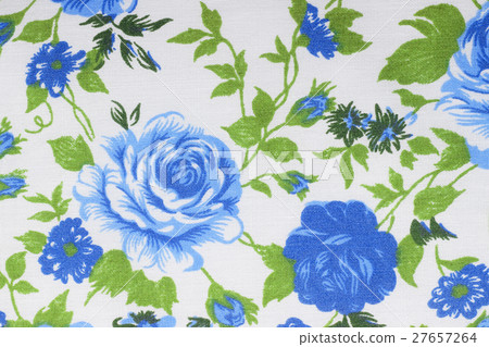 vintage style of tapestry flowers fabric pattern  27657264
