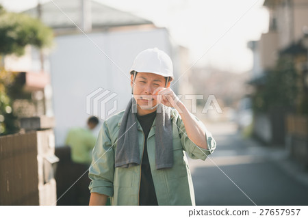 blue collar worker, laborer, male 27657957