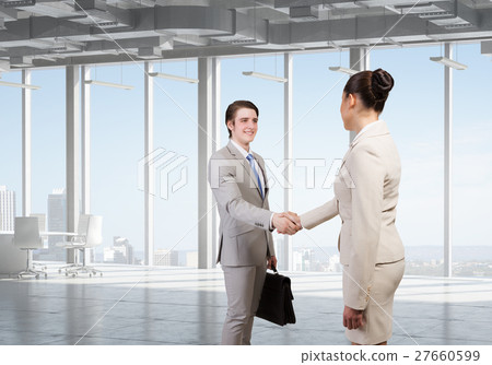 Business partners handshake 27660599
