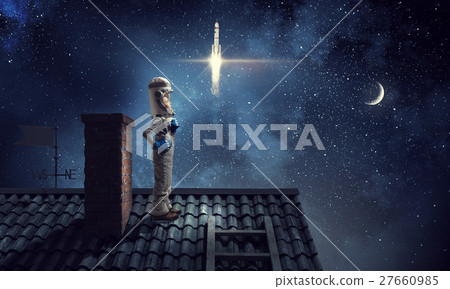 I will become astronaut and fly to space 27660985